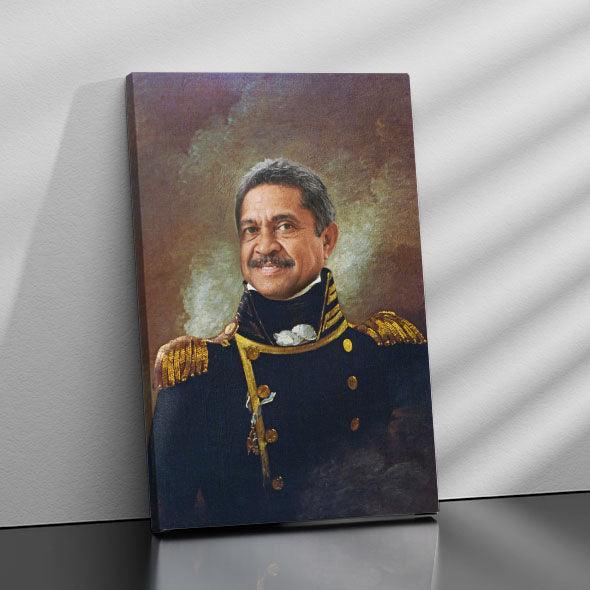 Personalisierte Leinwand Der General - Erwachsenenporträt 1