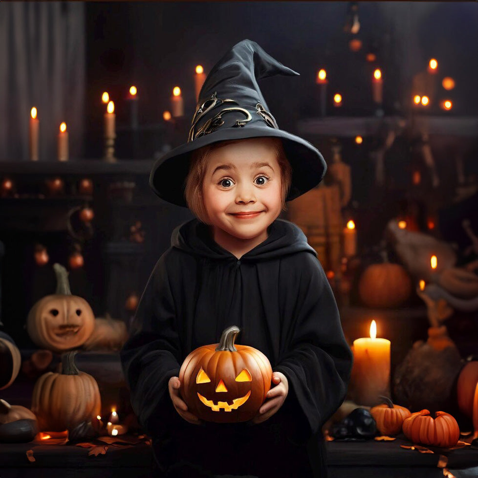 Personalisierte Leinwand Böser Zauberer 3