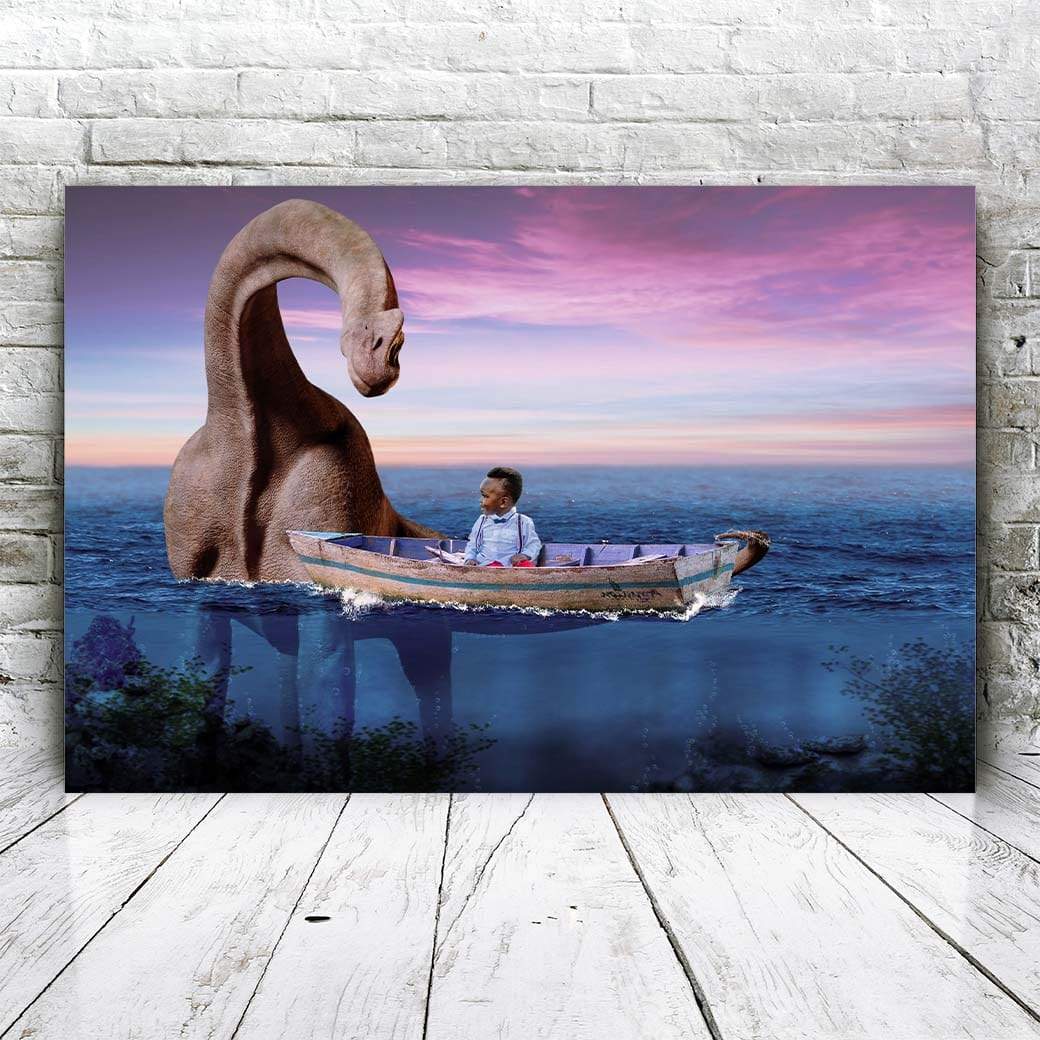 Dino boot - Unieke Foto