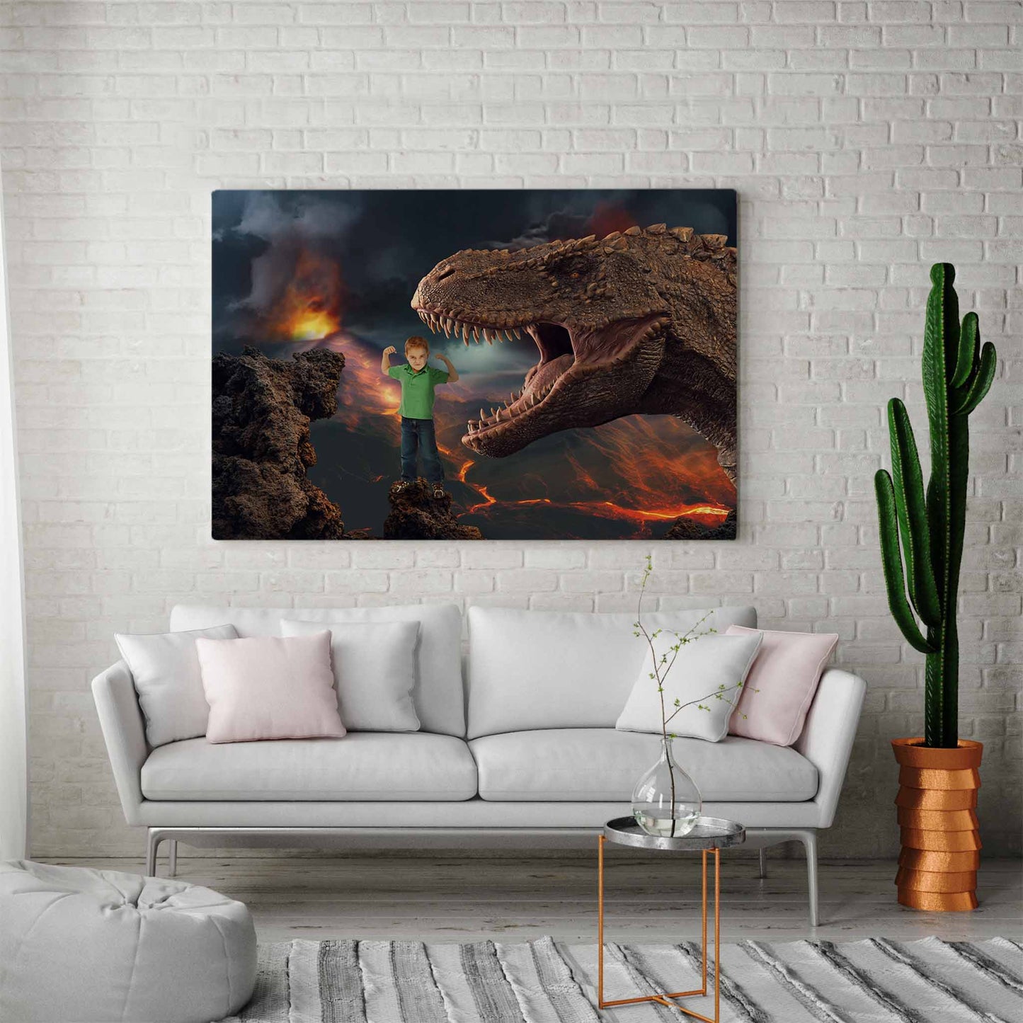 Hongerige dino - Unieke Foto