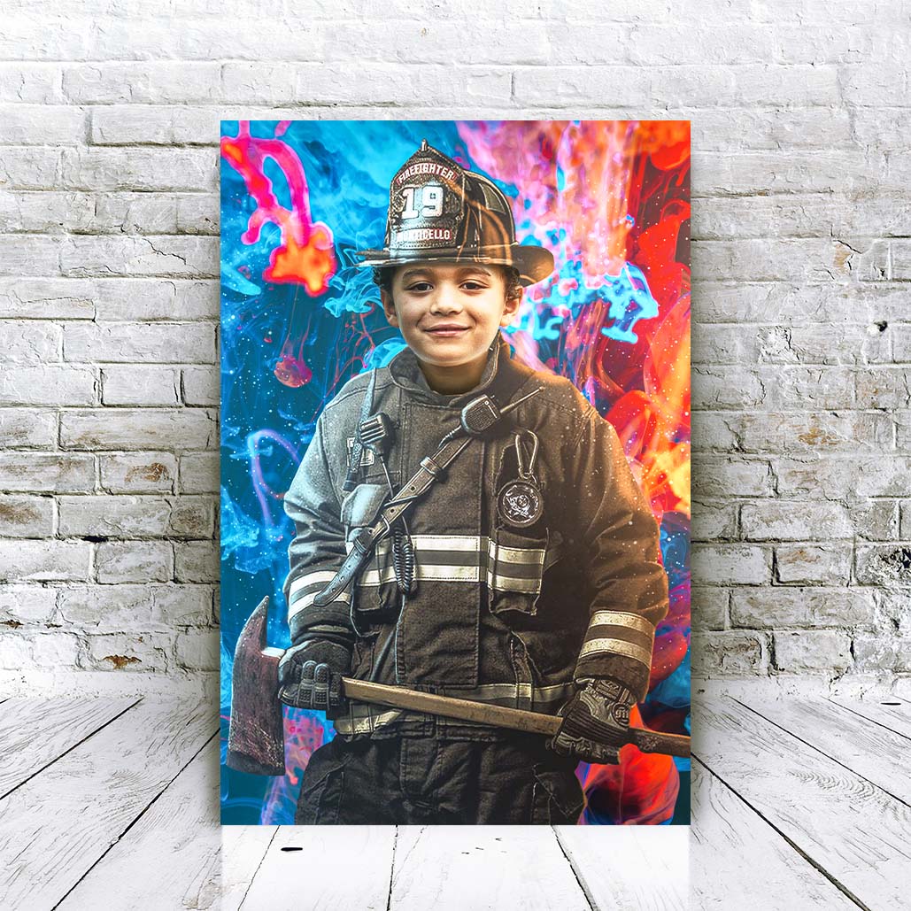 De Brandweerman - Unieke Foto