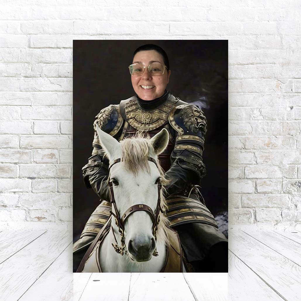 Ritter auf dem Pferd