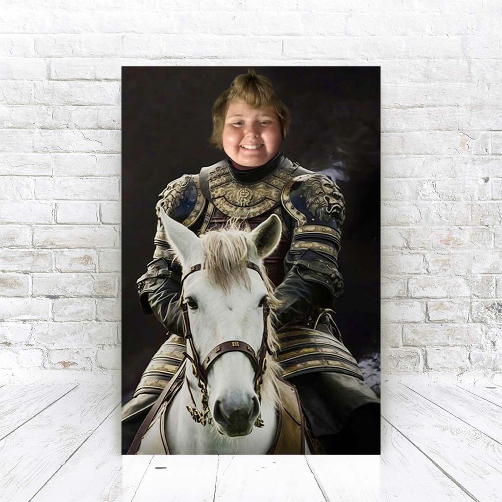Ritter auf dem Pferd