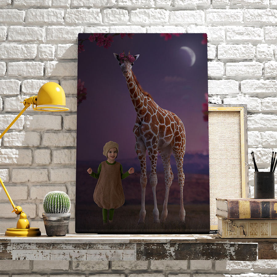 Liebende Giraffe