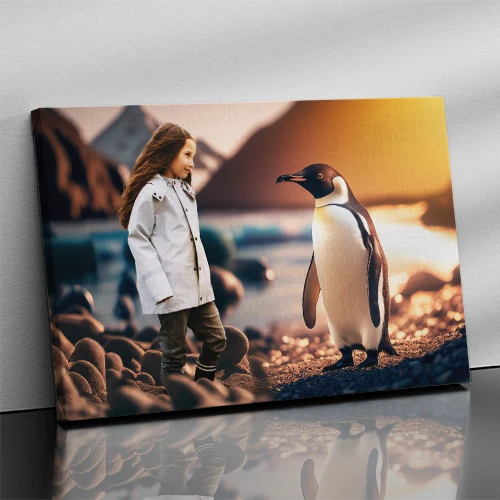 Friedlicher Pinguin