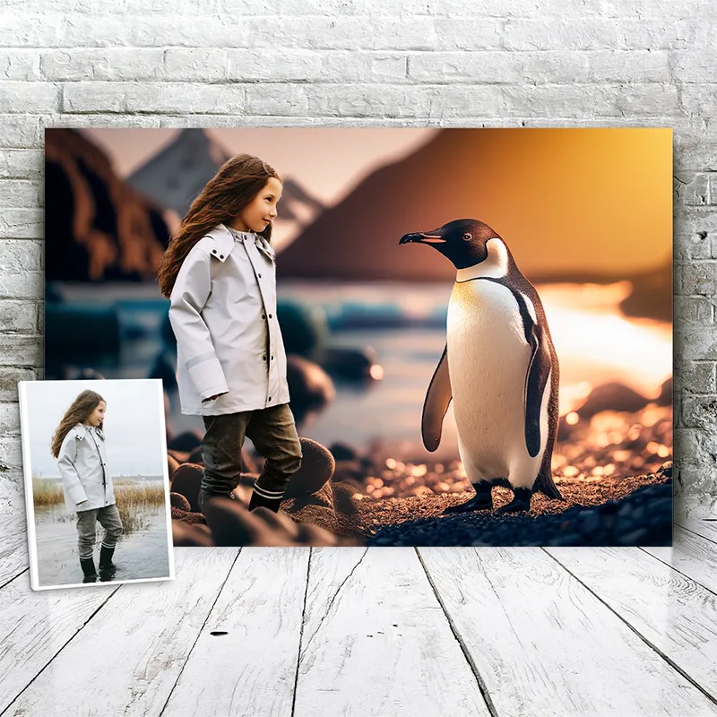 Friedlicher Pinguin