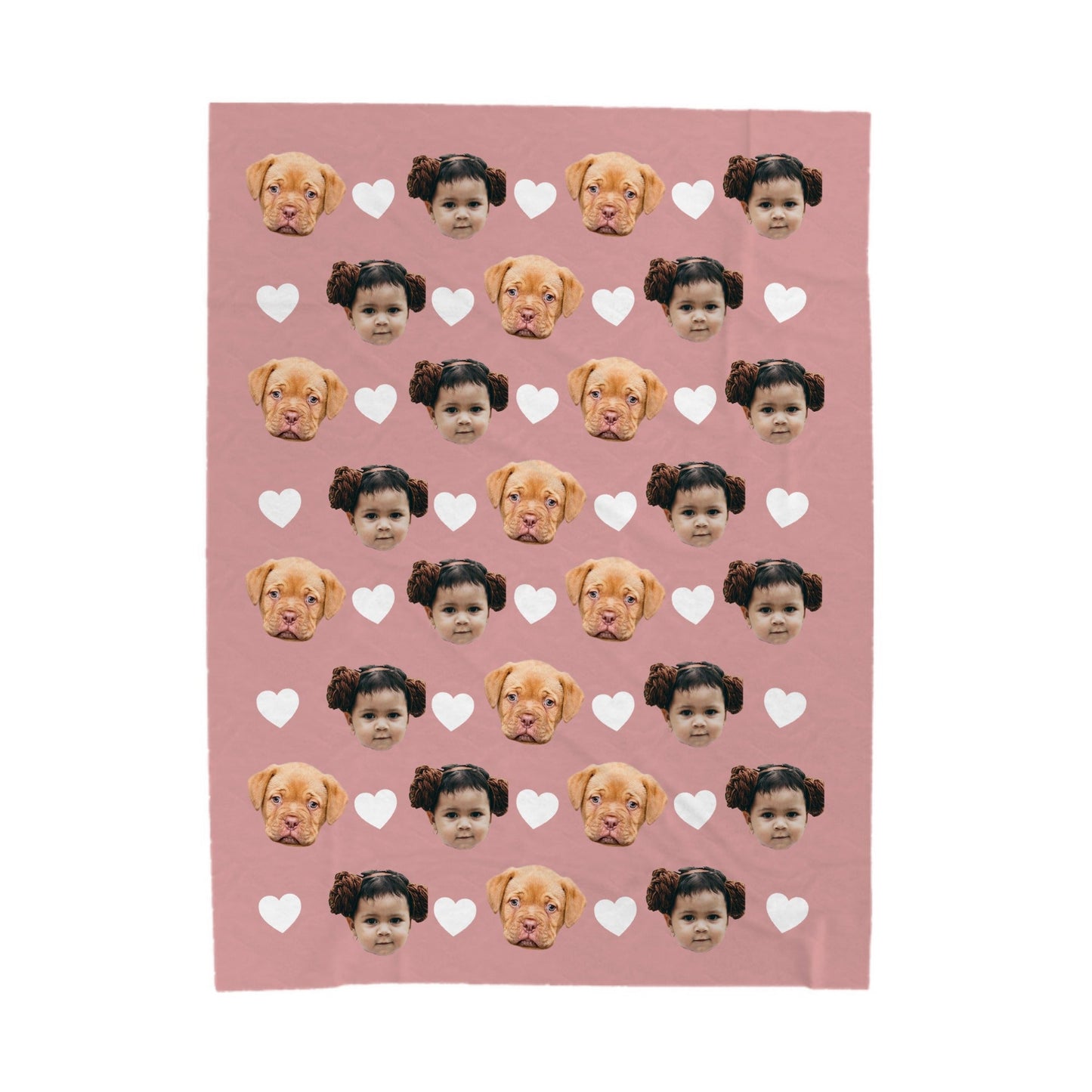 Kuscheldecke mit Gesicht