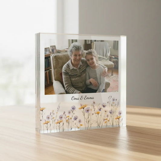 Foto auf Acrylblock | Originelles Muttertagsgeschenk