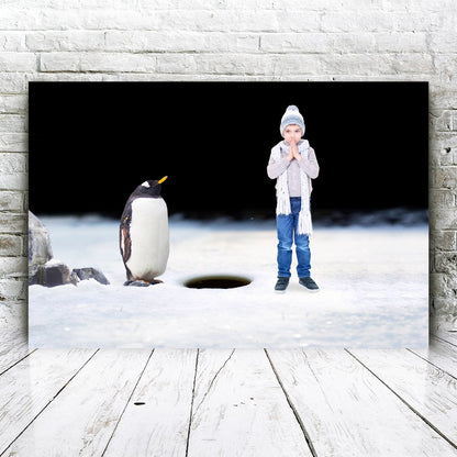 Winter Pinguin